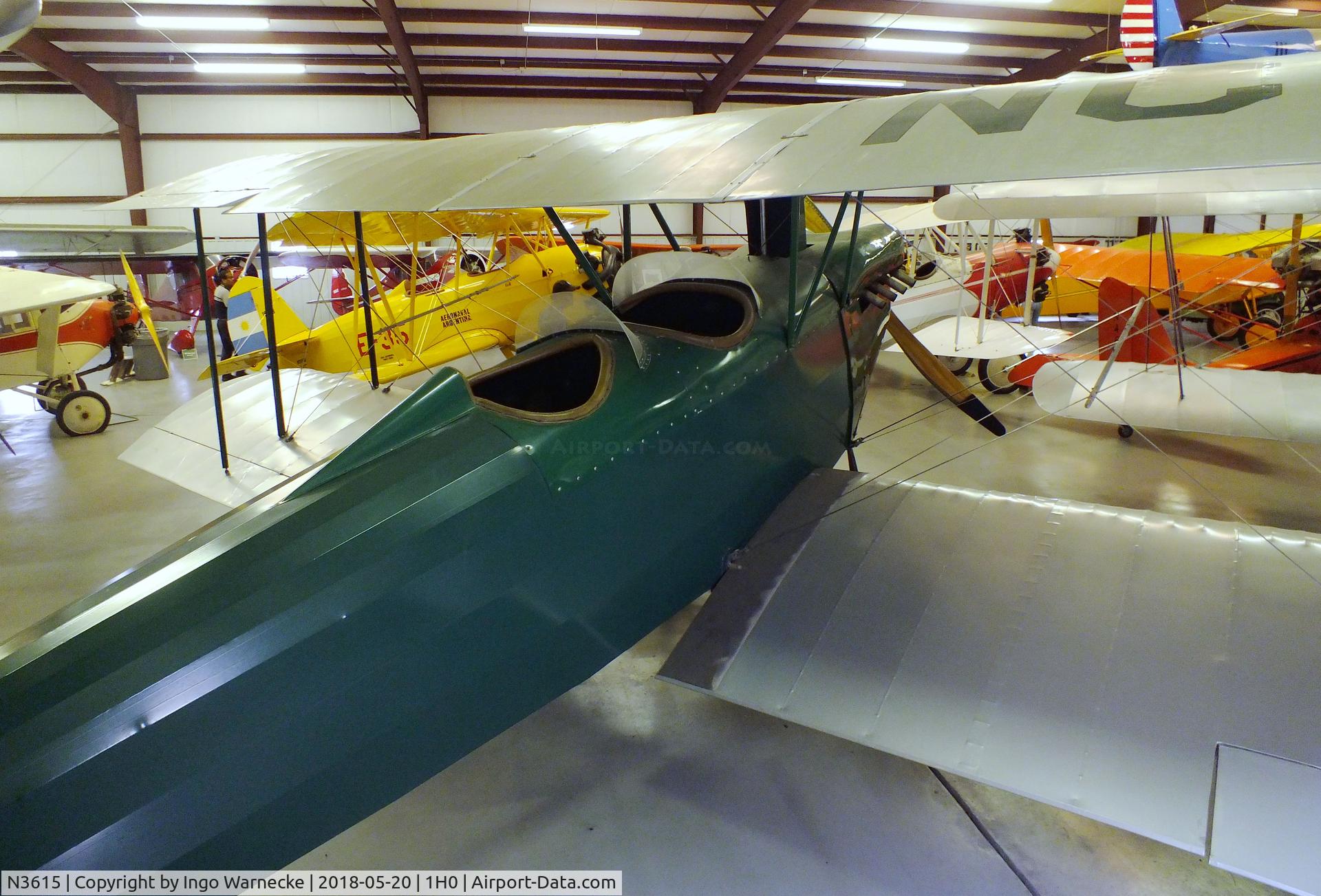 N3615, 1927 Fairchild KR-31 C/N 119, Kreider-Reisner C-2 Challenger (Fairchild KR-31) at the Aircraft Restoration Museum at Creve Coeur airfield, Maryland Heights MO