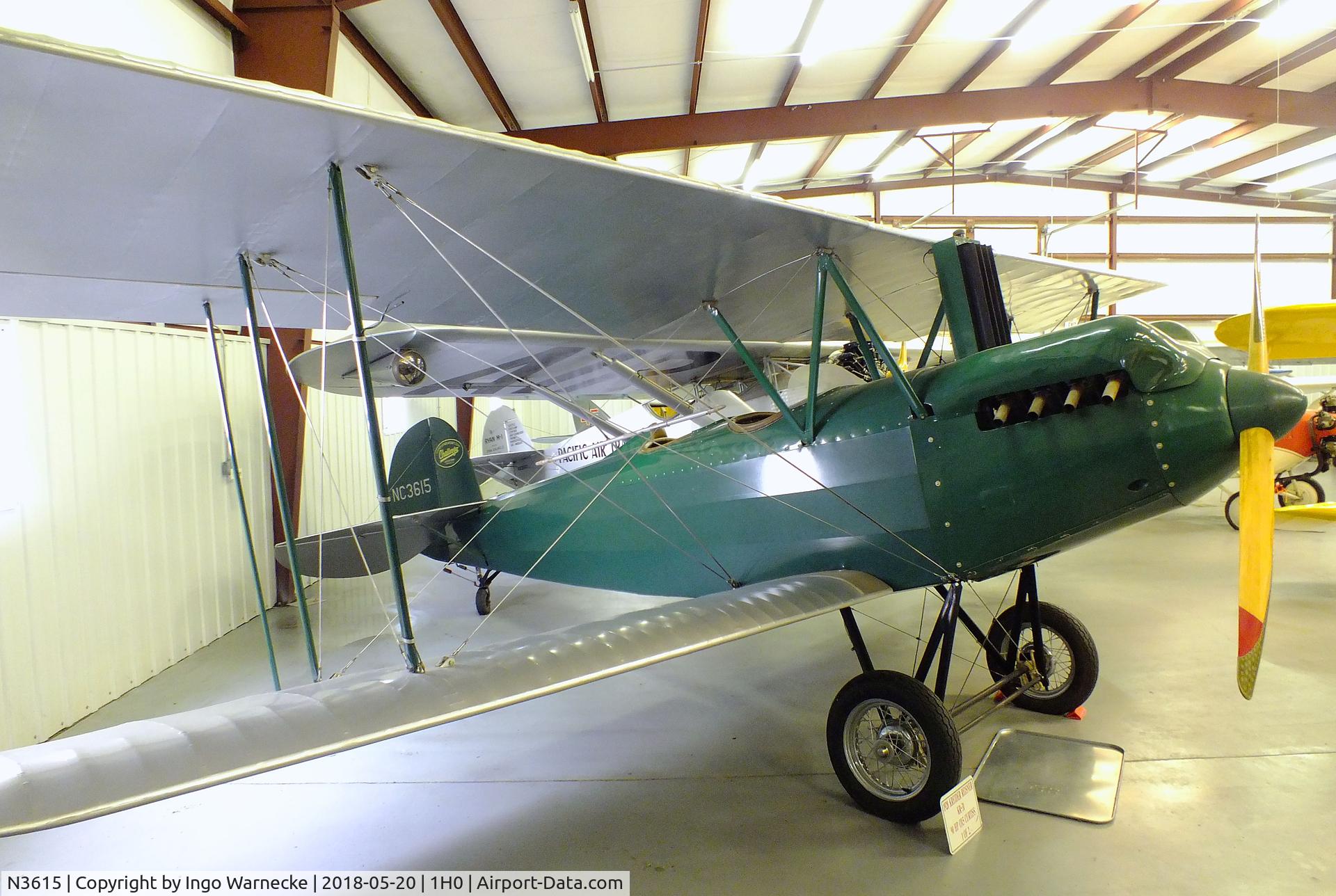 N3615, 1927 Fairchild KR-31 C/N 119, Kreider-Reisner C-2 Challenger (Fairchild KR-31) at the Aircraft Restoration Museum at Creve Coeur airfield, Maryland Heights MO