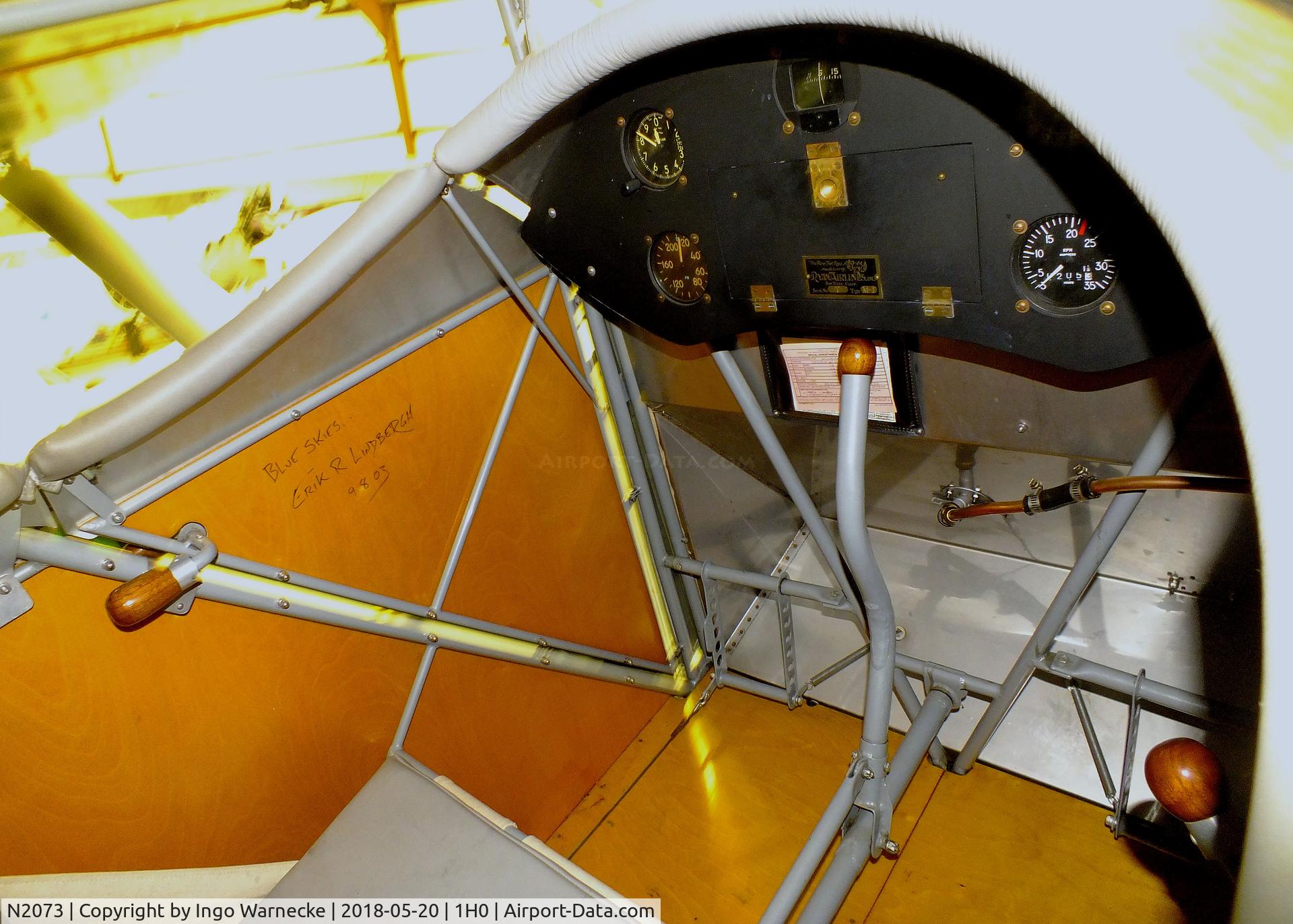 N2073, 1926 Ryan M-1 C/N 7, Ryan M-1 at the Aircraft Restoration Museum at Creve Coeur airfield, Maryland Heights MO  #c