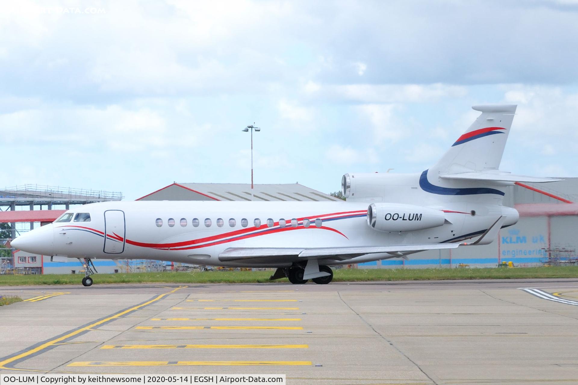 OO-LUM, 2007 Dassault Falcon 7X C/N 004, Regular visitor recently.