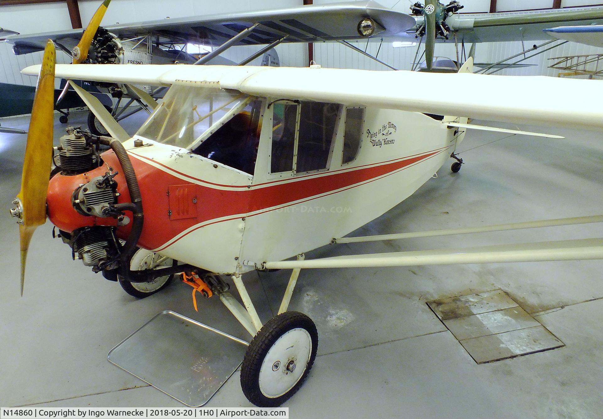 N14860, 1936 Star CAVALIER C/N 138, Star Cavalier at the Aircraft Restoration Museum at Creve Coeur airfield, Maryland Heights MO