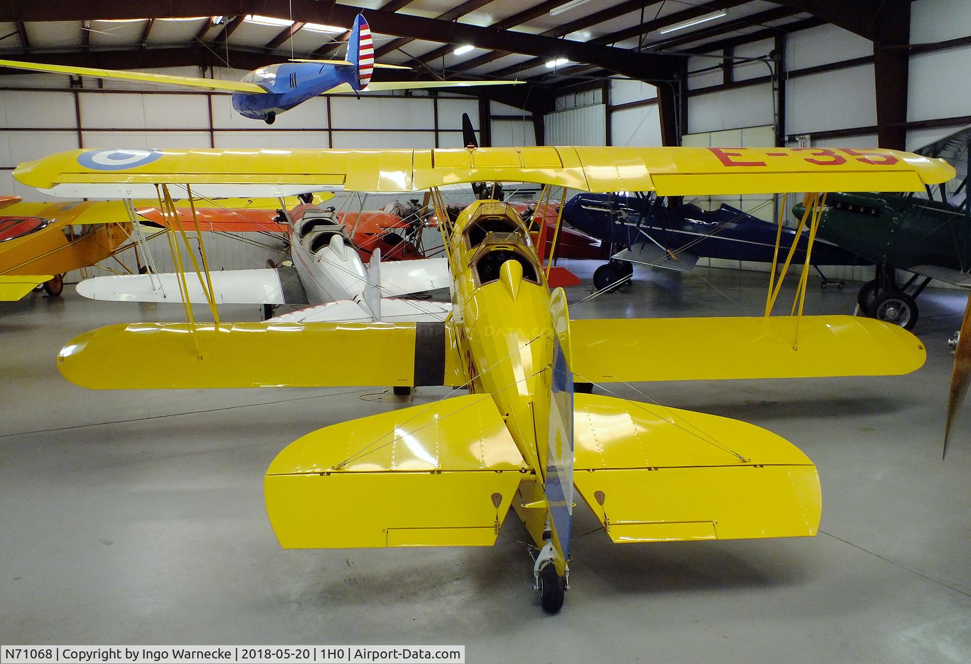 N71068, 1936 Curtiss-Wright Travel Air 16-E C/N 3548, Curtiss-Wright CW-16E (Travel Air 16-E) at the Aircraft Restoration Museum at Creve Coeur airfield, Maryland Heights MO