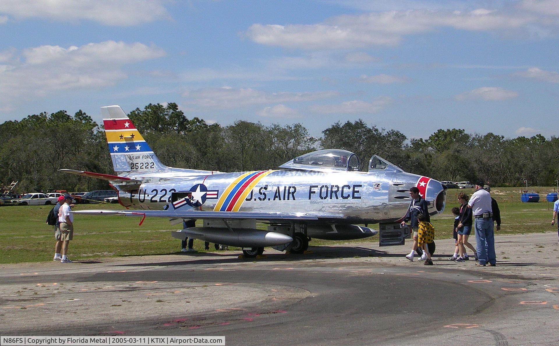 N86FS, 1954 Canadair F-86 MK.5 Sabre C/N 1157, TICO 2005