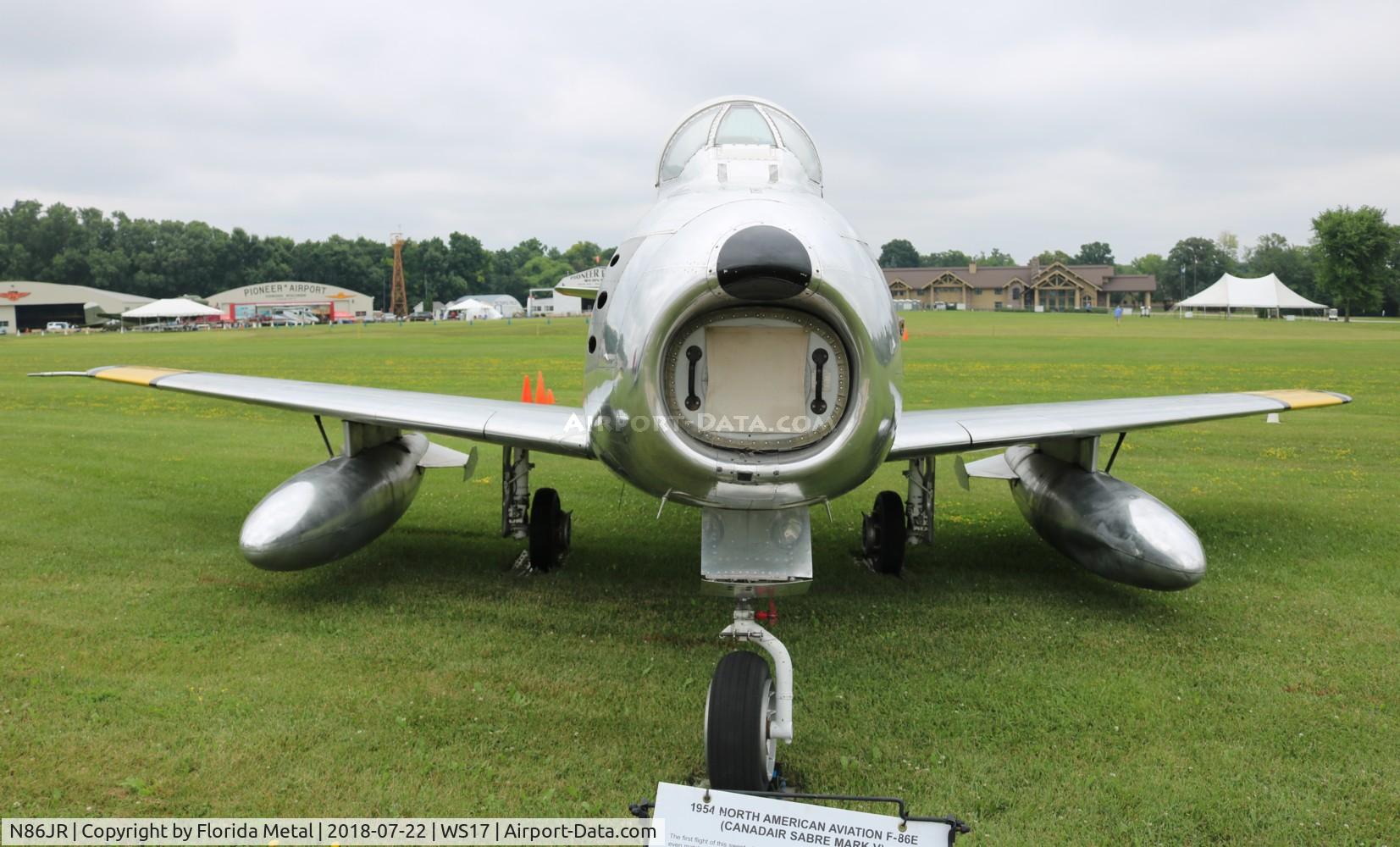 N86JR, 1954 Canadair CL-13 Sabre 5 C/N 1120, EAA Museum