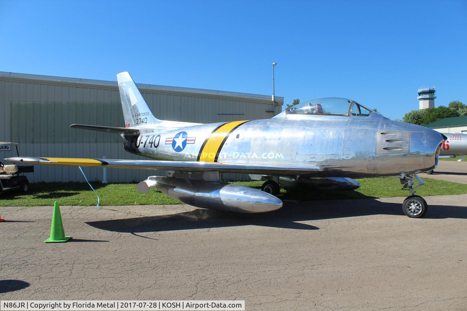 N86JR, 1954 Canadair CL-13 Sabre 5 C/N 1120, Air Venture 2017