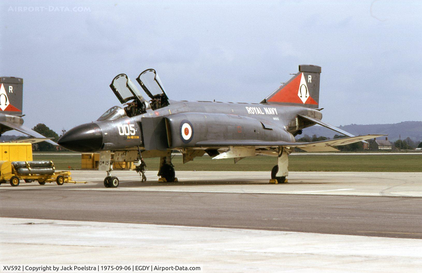 XV592, 1969 McDonnell Douglas Phantom FG1 C/N 9346/3424, XV592 of 892 Sqdn R.Navy