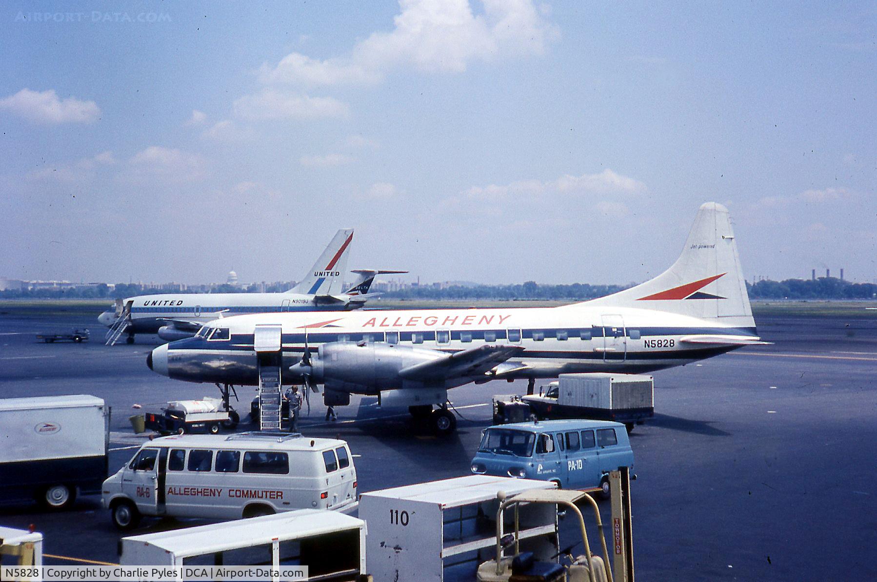 N5828, 1956 Convair 580 C/N 375, Not a freighter yet in this photo
