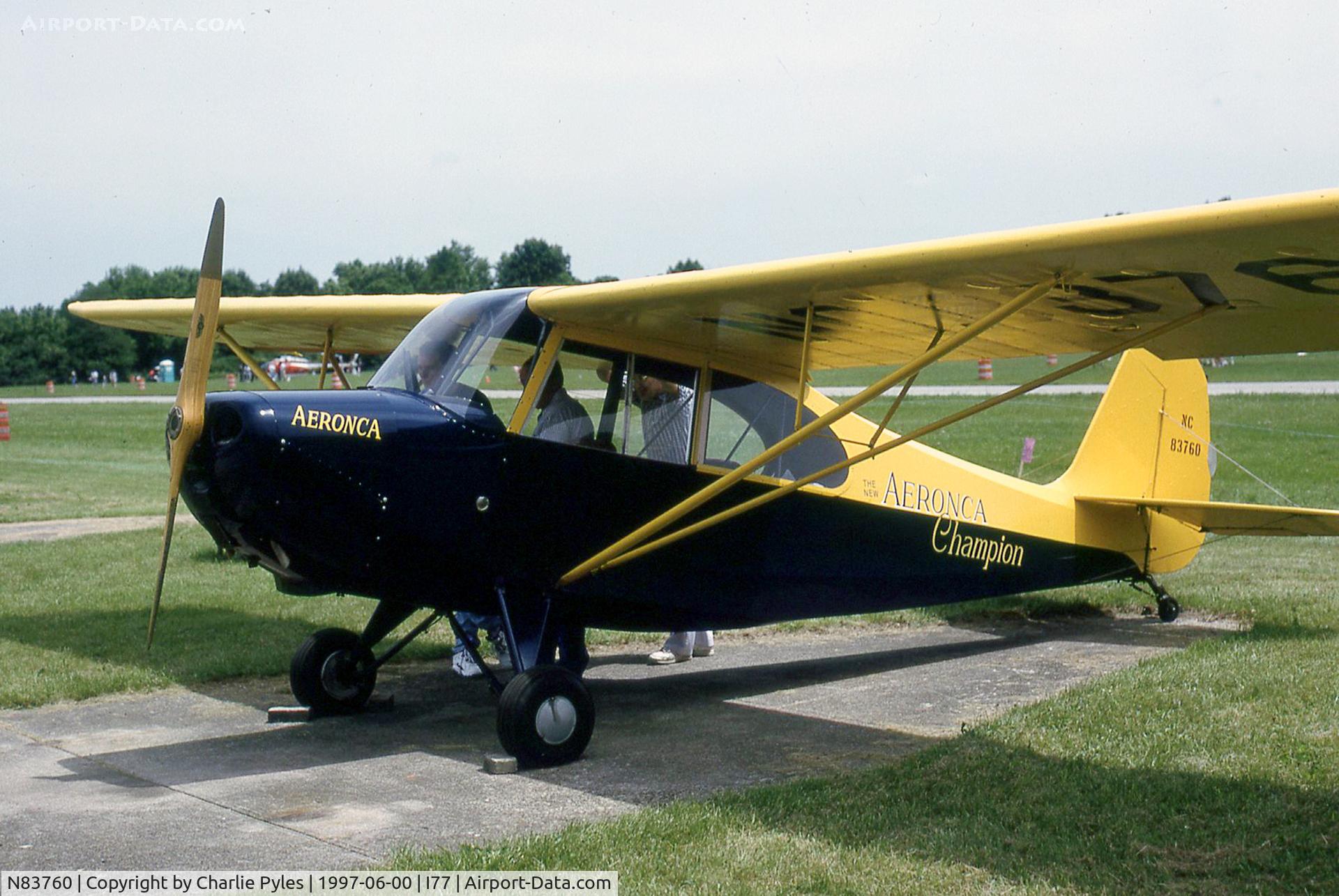 N83760, 1946 Aeronca 7AC Champion C/N 7AC-2438, Nice!