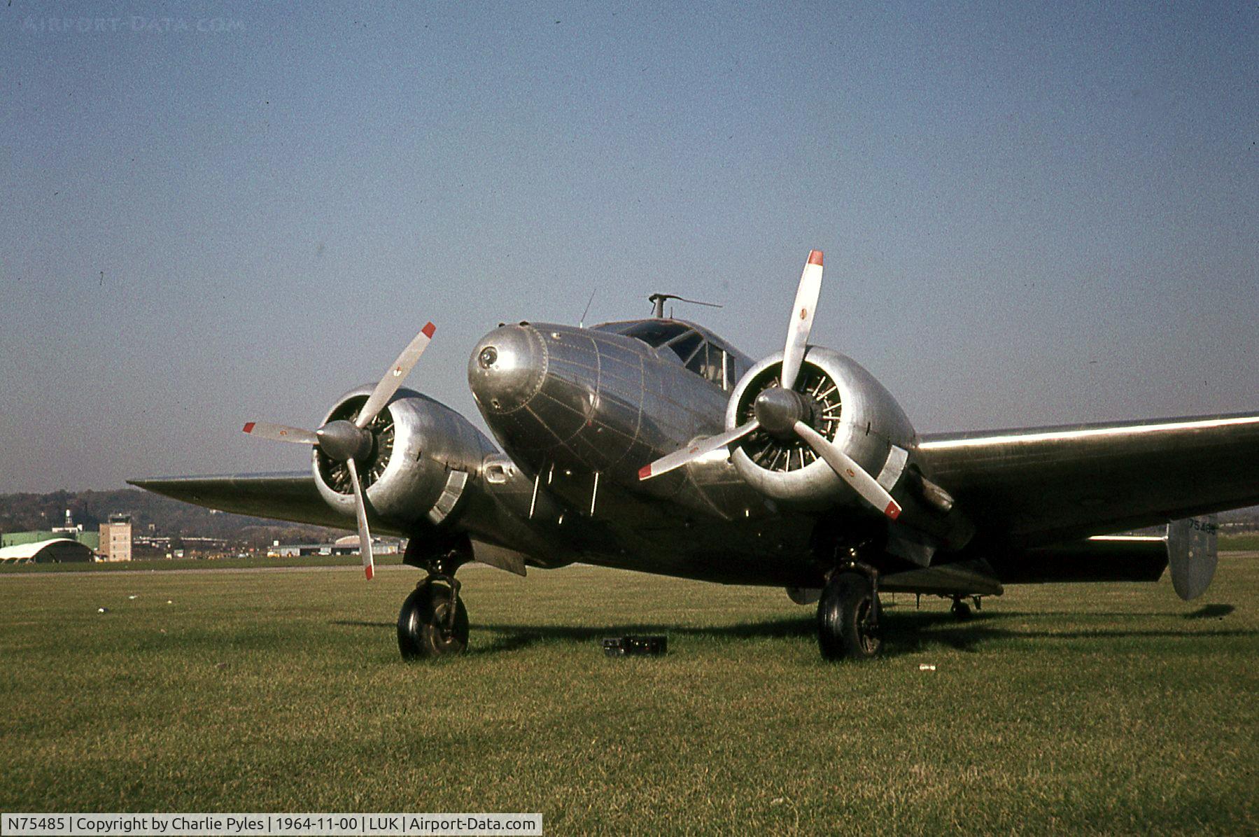 N75485, 1942 Beech AT-11 Kansan C/N 3291, Thanks to my friend Bob Parmerter for helping identify this photo.