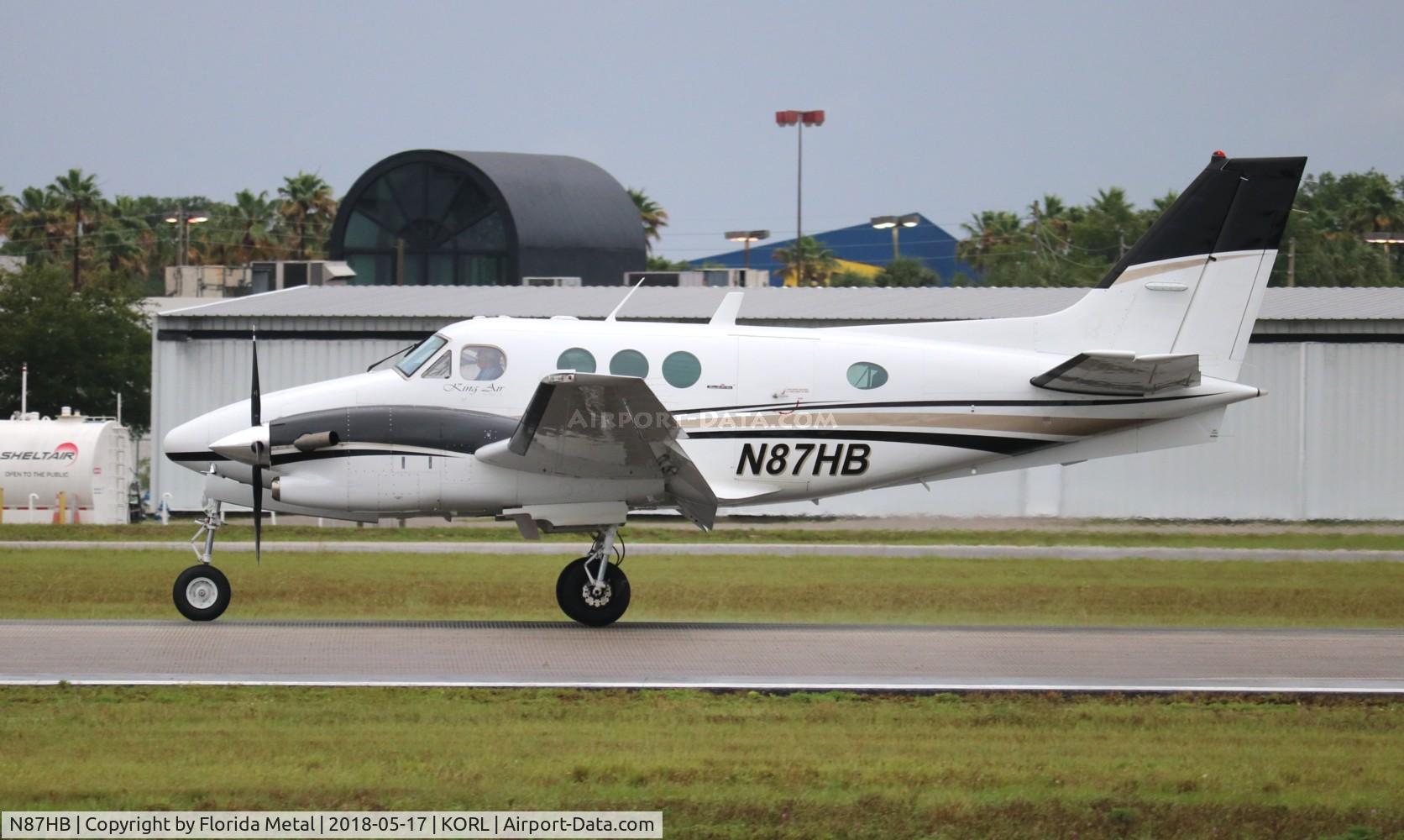 N87HB, 1990 Beech C90A King Air C/N LJ-1251, ORL 2018