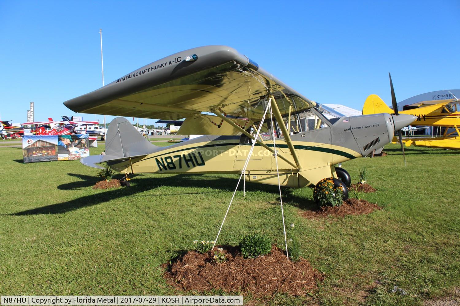 N87HU, 2017 Aviat A-1C-180 Husky C/N 3287, Air Venture 2017
