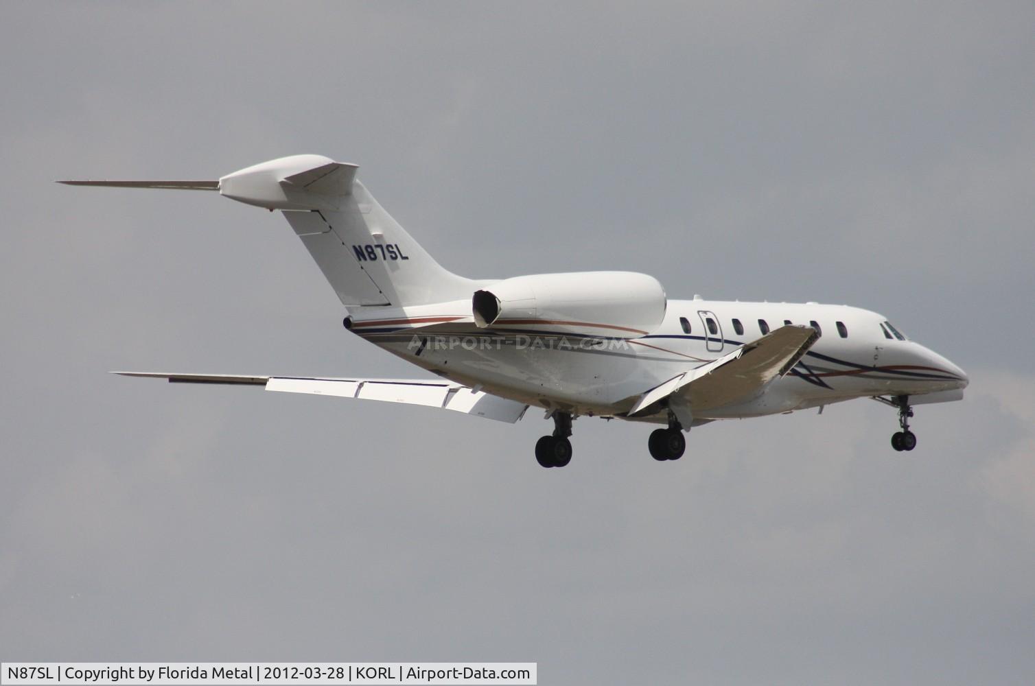 N87SL, 2002 Cessna 750 Citation X C/N 750-0174, ORL 2012