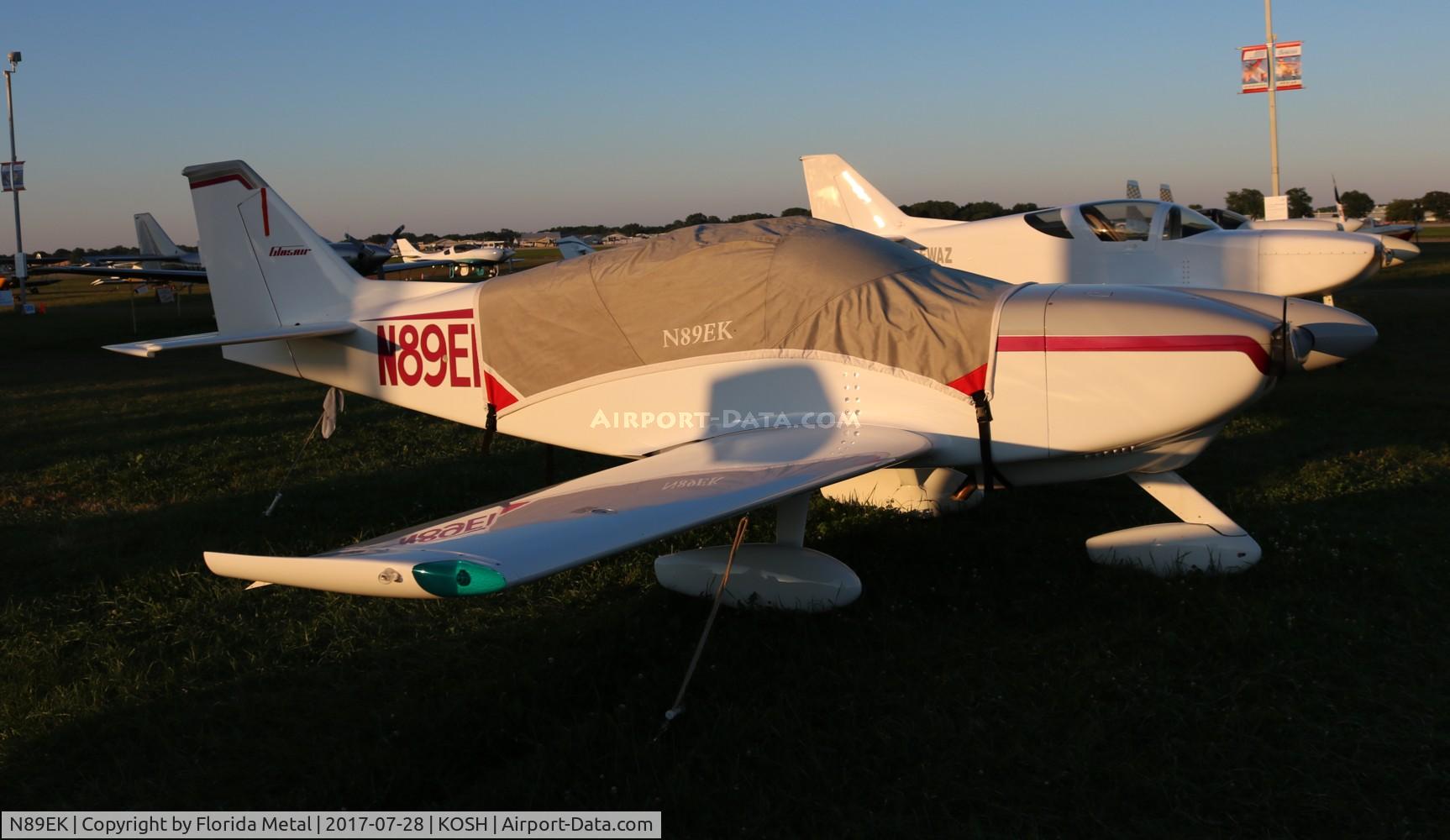 N89EK, 1996 Stoddard-Hamilton Glasair II FT C/N 2089, Air Venture 2017