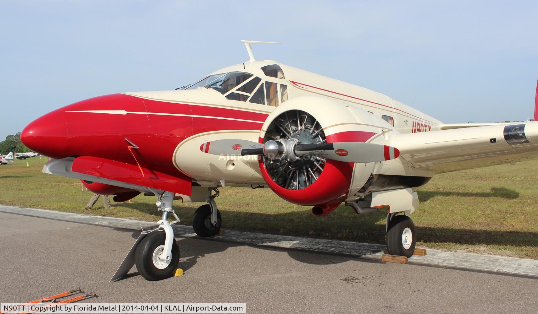 N90TT, 1957 Beech E18S C/N BA-335, Sun N Fun 2014
