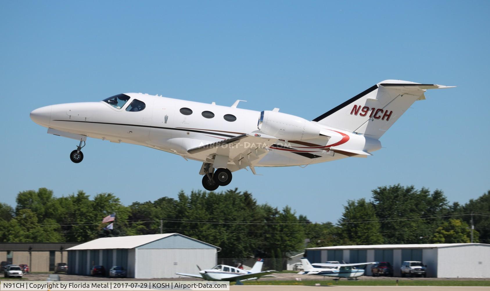 N91CH, 2009 Cessna 510 Citation Mustang Citation Mustang C/N 510-0201, Air Venture 2017
