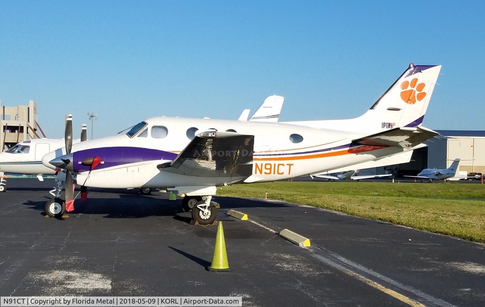 N91CT, 1998 Raytheon Aircraft Company C90A C/N LJ-1521, ORL 2018