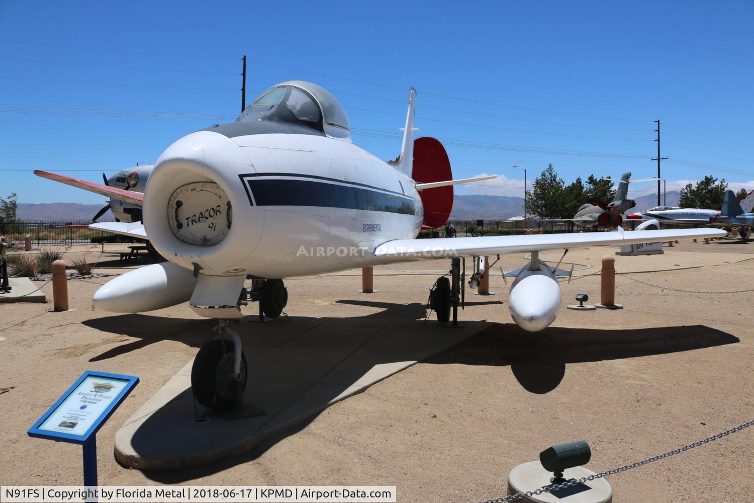 N91FS, 1954 Canadair F-86 MK.5 Sabre C/N 1021, Palmdale