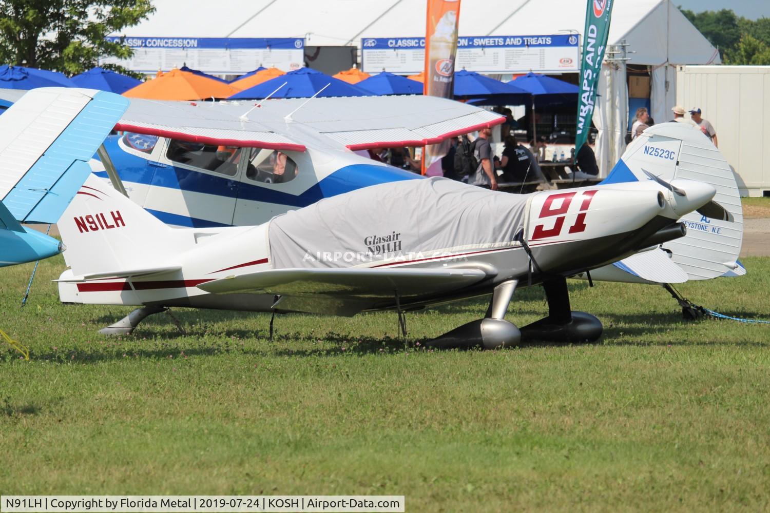 N91LH, 1997 Stoddard-Hamilton Glasair SH-2 C/N 549, Air Venture 2019