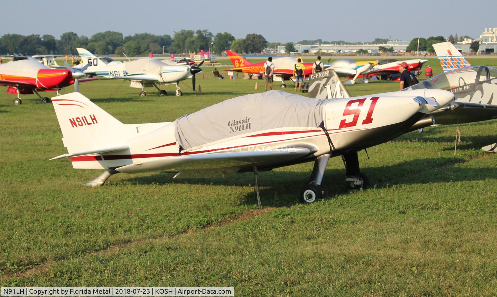 N91LH, 1997 Stoddard-Hamilton Glasair SH-2 C/N 549, Air Venture 2018
