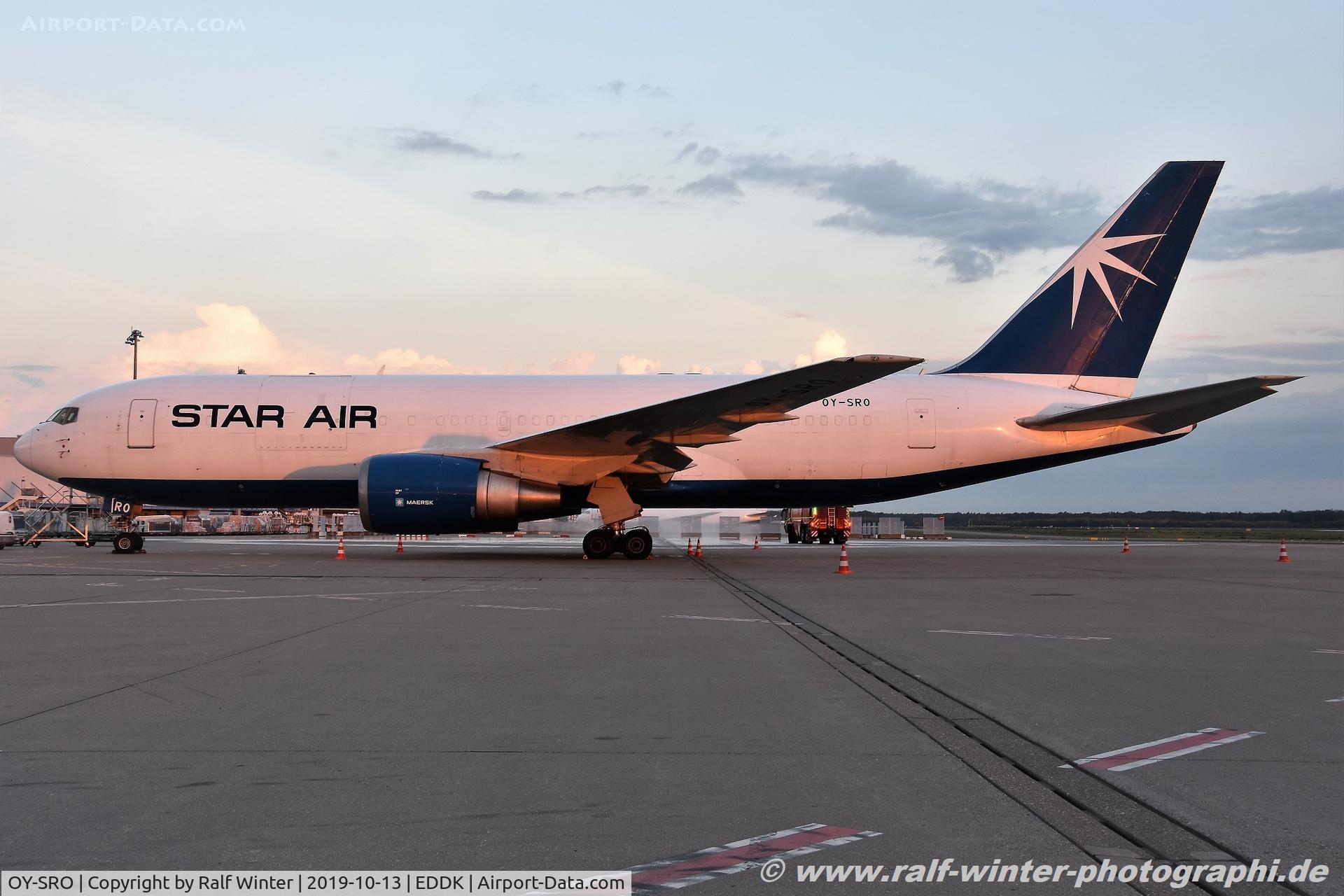 OY-SRO, 1994 Boeing 767-25E(BDSF) C/N 27194, Boeing 767-25EF - DQ SRR Star Air - 27194 - OY-SRO - 13.10.2019 - CGN