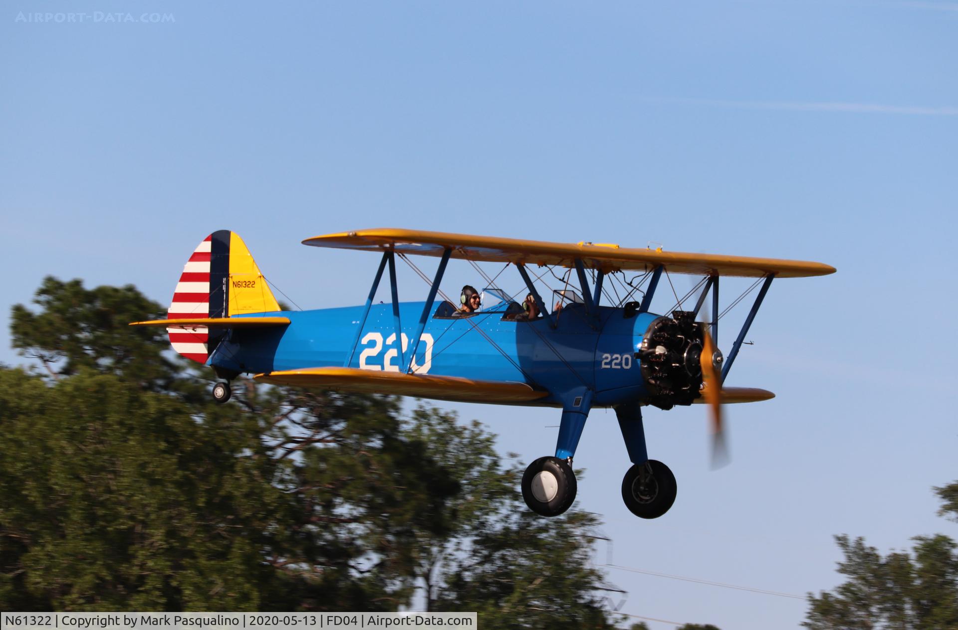 N61322, 1941 Boeing A75N1(PT17) C/N 75-1635, Stearman
