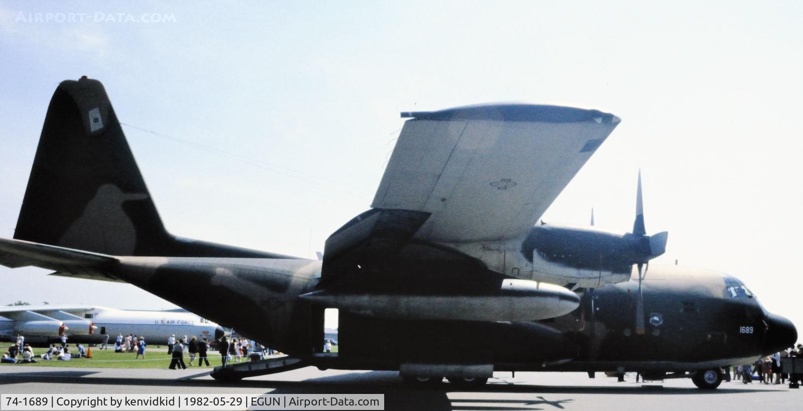 74-1689, 1974 Lockheed C-130H Hercules C/N 382-4681, At the 1982 Mildenhall Air Fete.