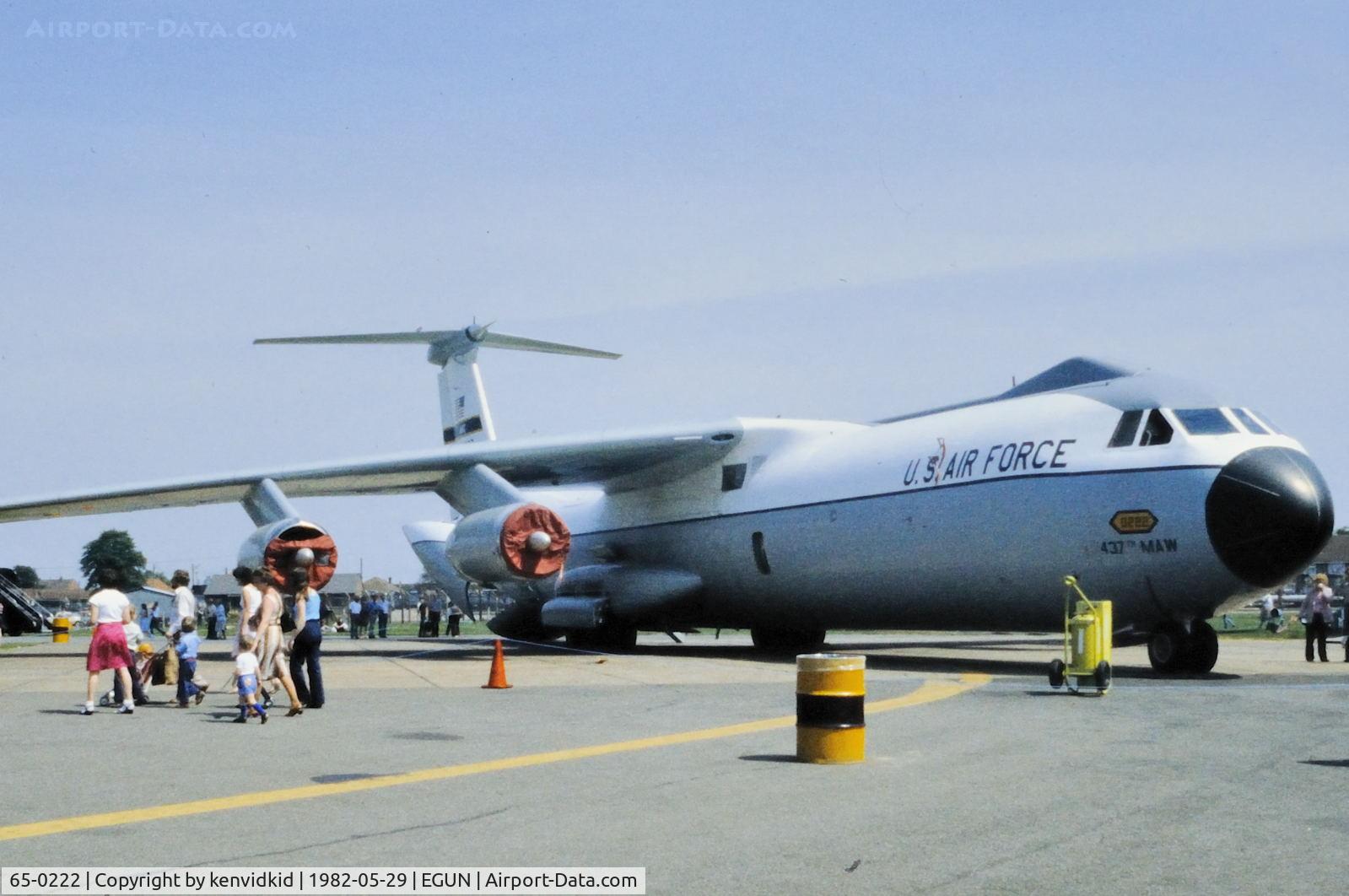 65-0222, 1965 Lockheed C-141B Starlifter C/N 300-6073, At the 1982 Mildenhall Air Fete.