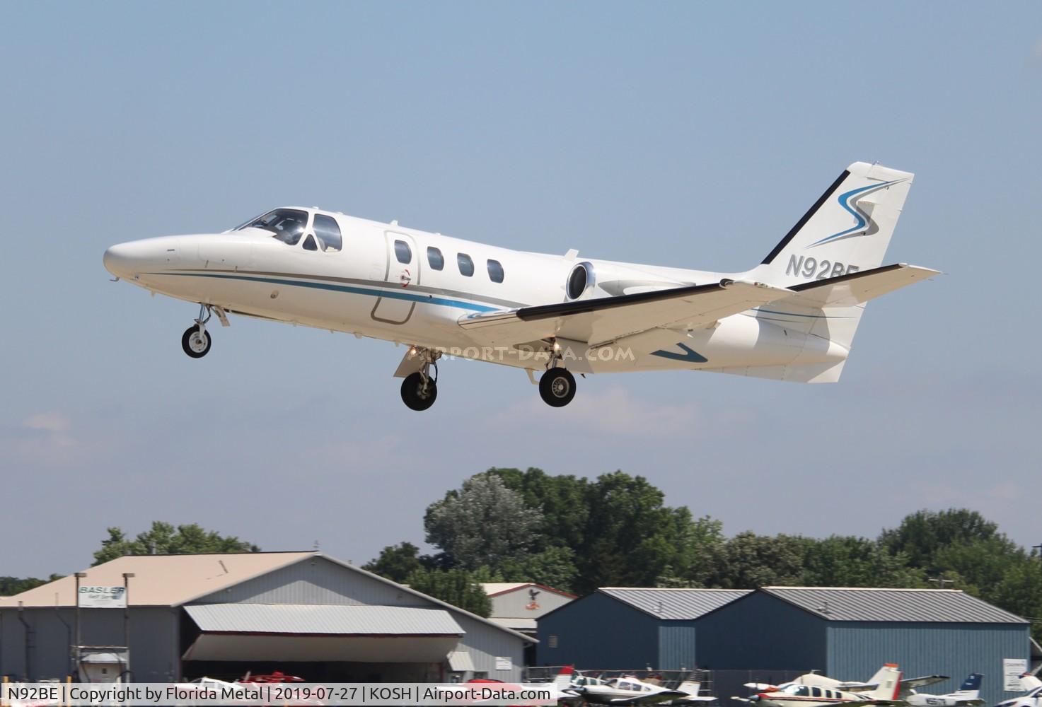 N92BE, 1980 Cessna 501 Citation I SP C/N 501-0098, Air Venture 2019