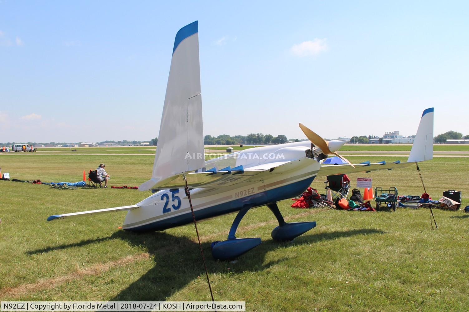 N92EZ, 1983 Rutan VariEze C/N 2052, Air Venture 2018