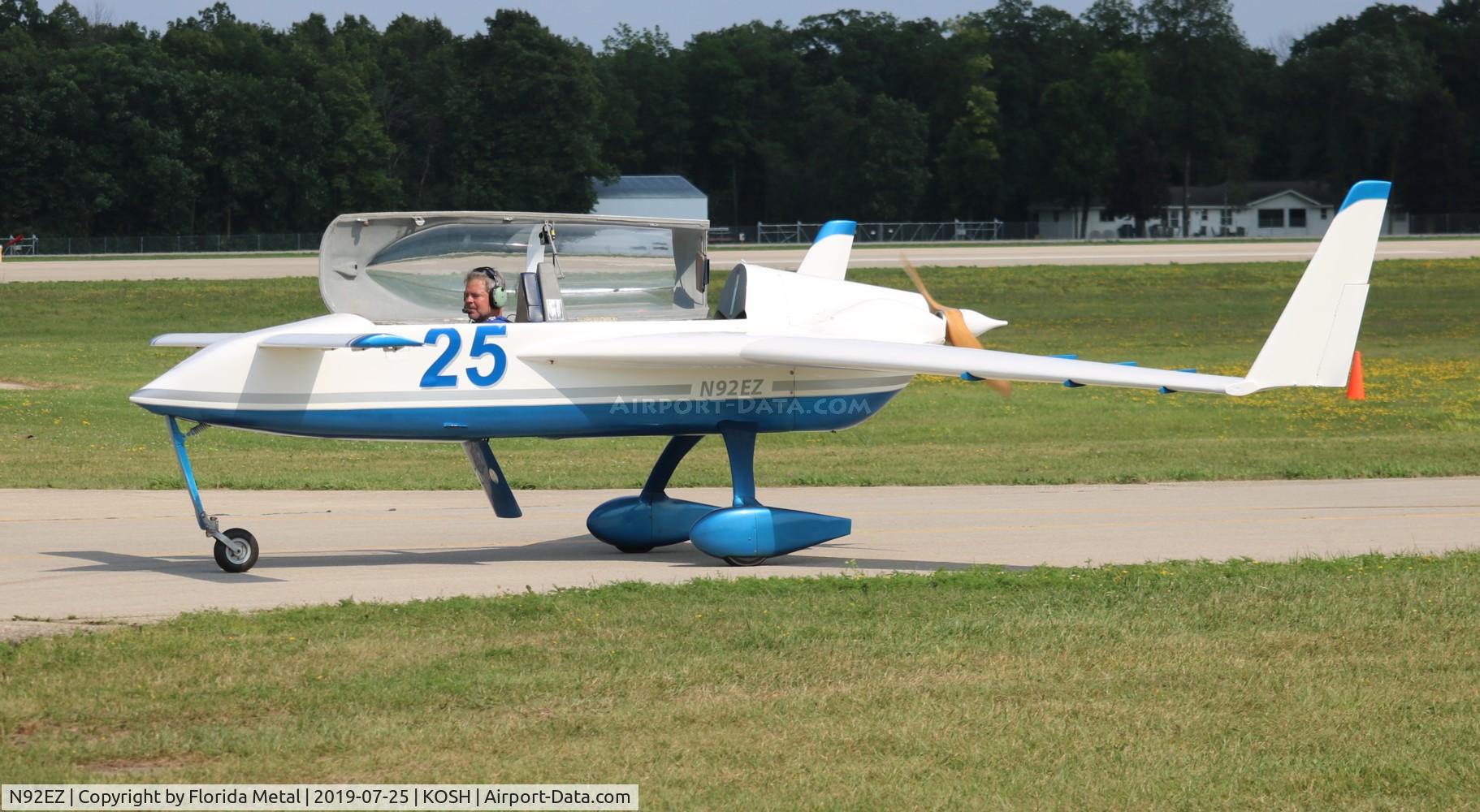N92EZ, 1983 Rutan VariEze C/N 2052, Air Venture 2019