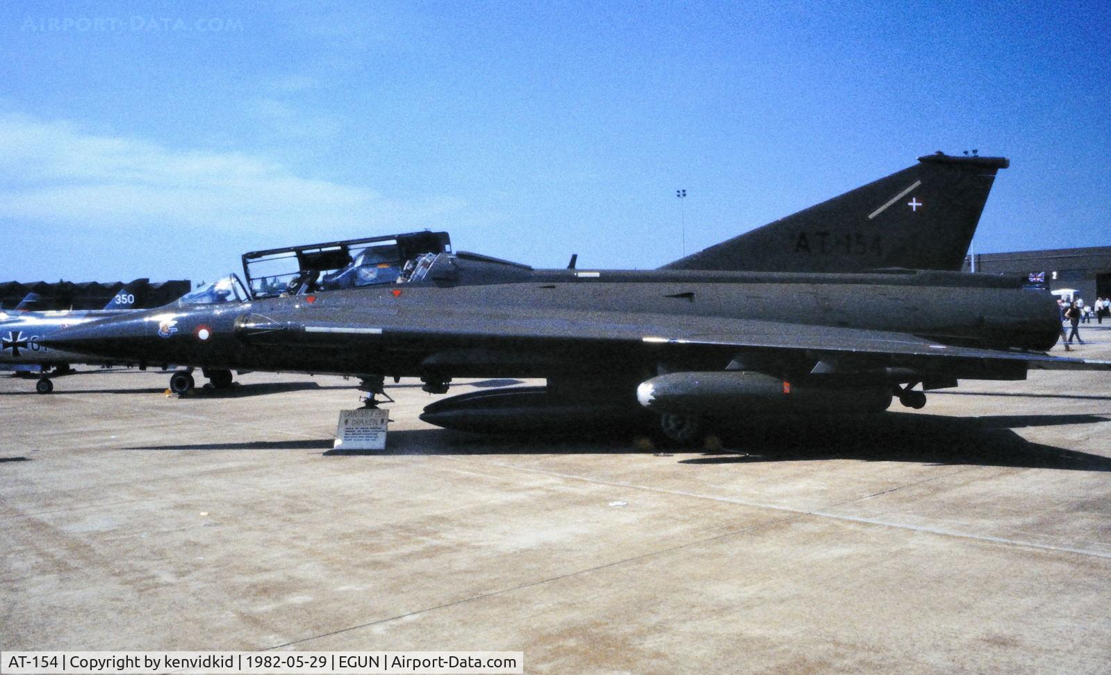 AT-154, 1971 Saab TF-35 Draken C/N 35-1154, At the 1982 Mildenhall Air Fete.
