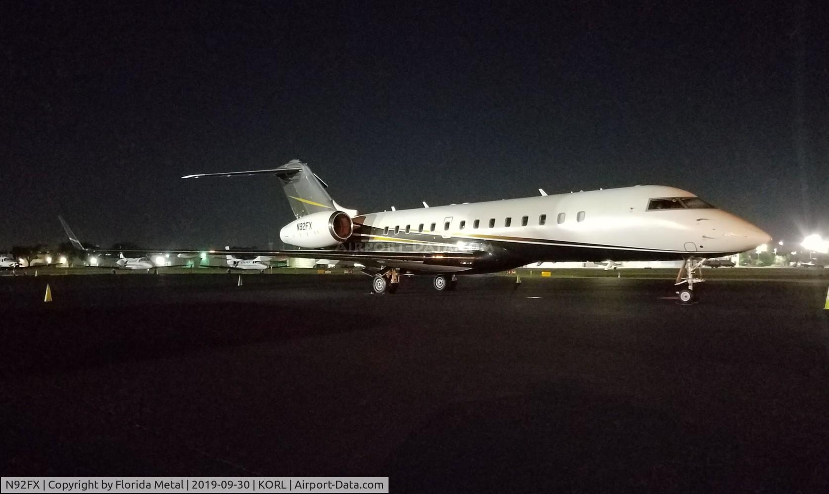 N92FX, 2004 Bombardier BD-700-1A10 Global Express C/N 9147, ORL 2019