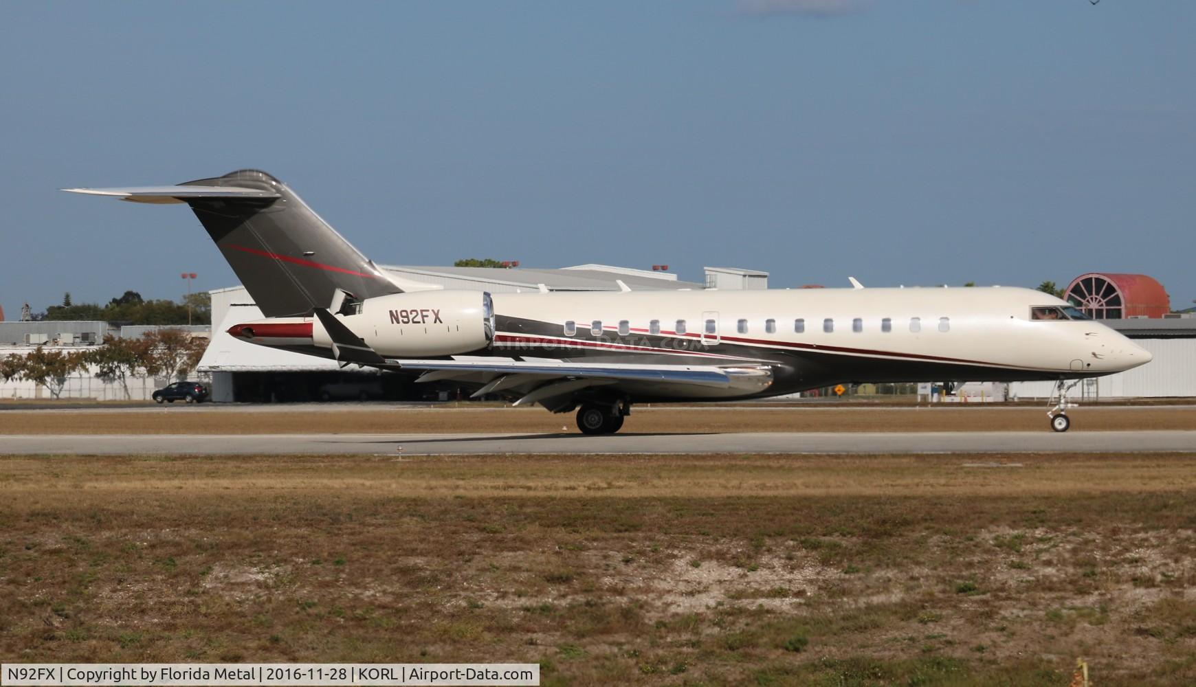 N92FX, 2004 Bombardier BD-700-1A10 Global Express C/N 9147, ORL 2016