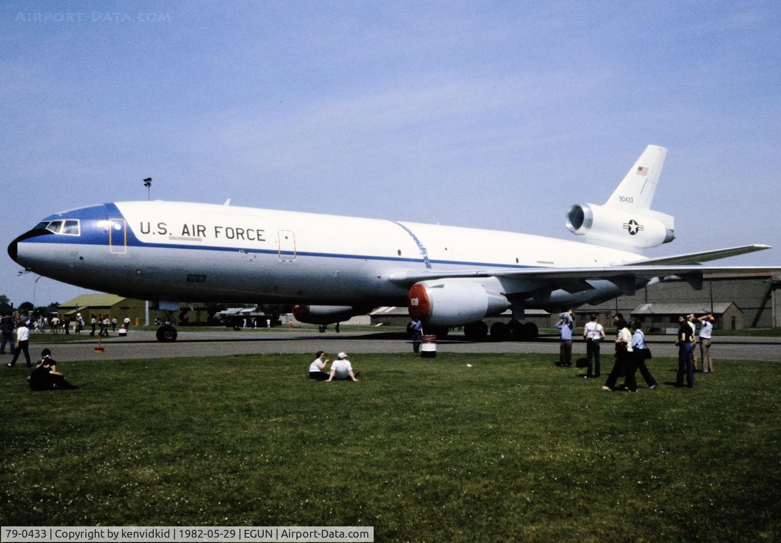 79-0433, 1981 McDonnell Douglas KC-10A Extender C/N 48200, At the 1982 Mildenhall Air Fete.