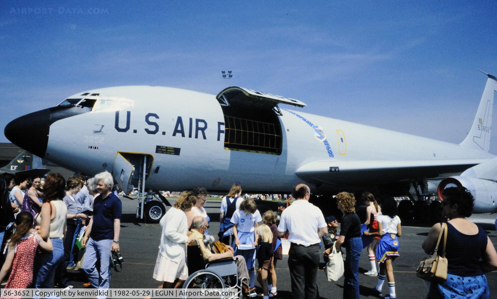 56-3652, 1956 Boeing KC-135A Stratotanker C/N 17401, At the 1982 Mildenhall Air Fete.