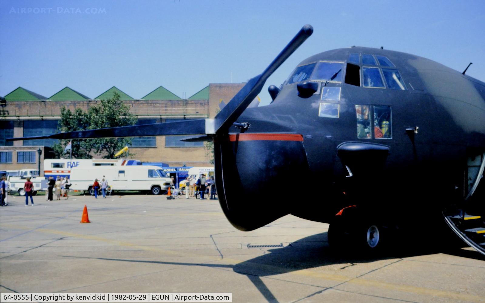 64-0555, 1964 Lockheed MC-130E Hercules C/N 382-4056, At the 1982 Mildenhall Air Fete.
