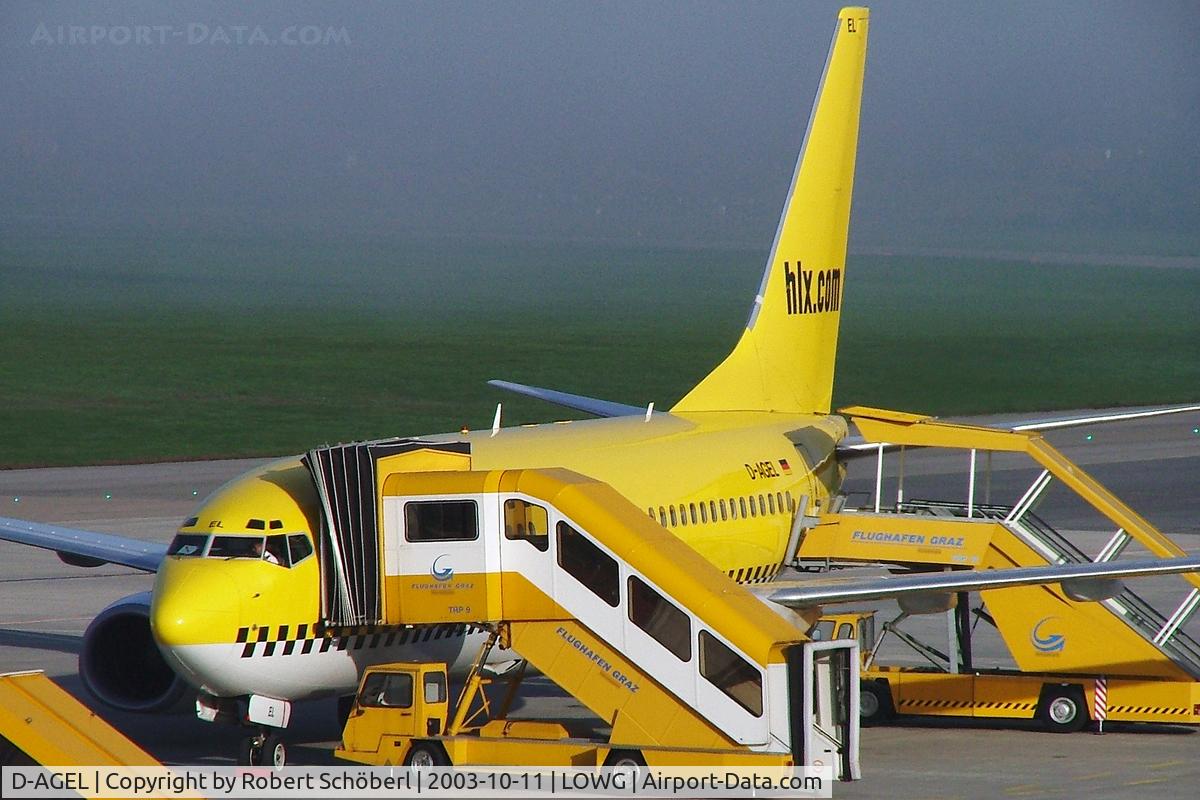 D-AGEL, 1997 Boeing 737-75B C/N 28110, D-AGEL @ LOWG