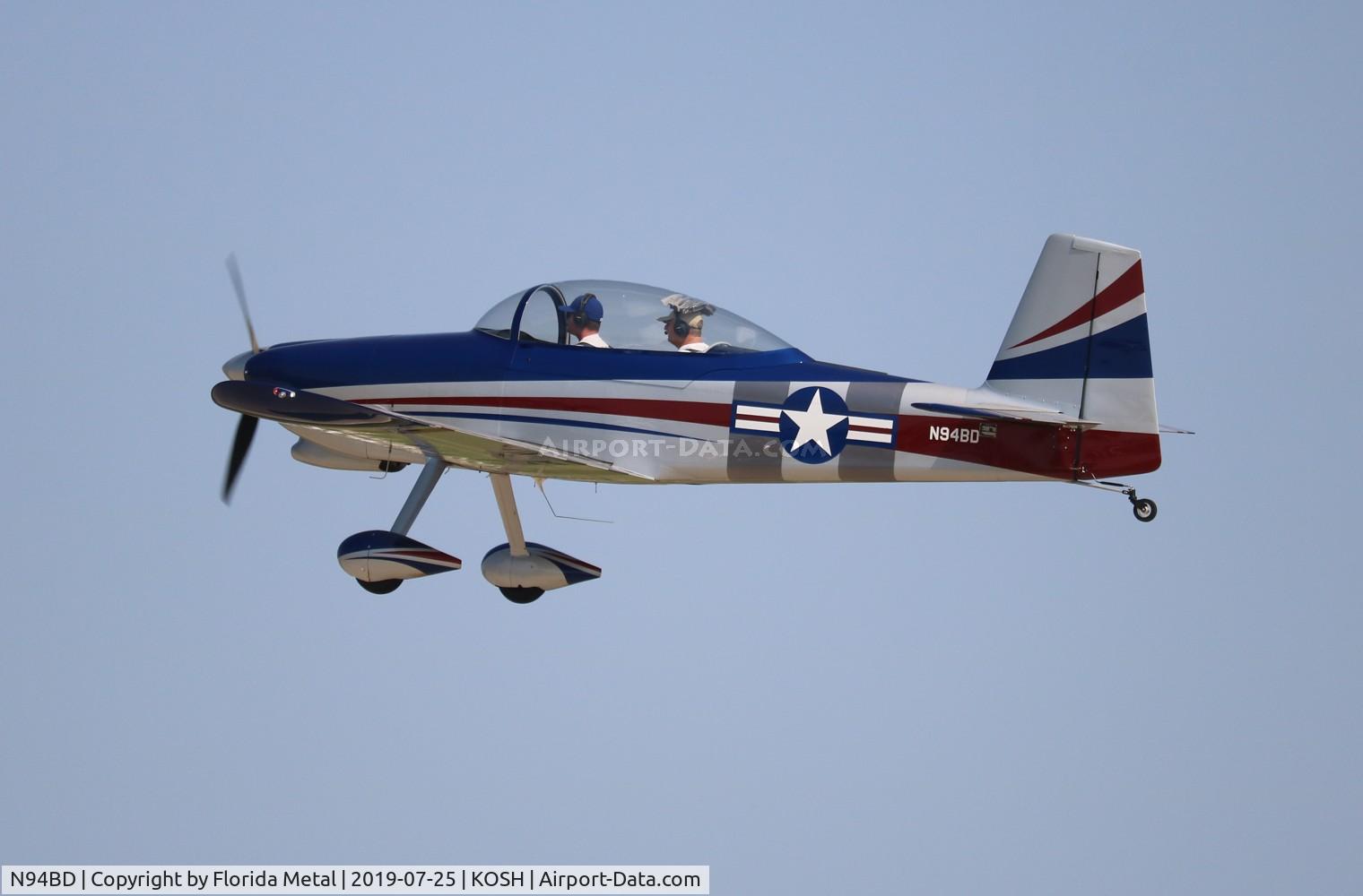 N94BD, 1999 Vans RV-8 C/N 80379, Air Venture 2019