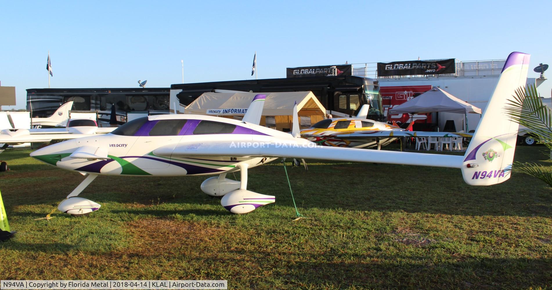 N94VA, 1996 Velocity Velocity 173 Elite RG C/N DM0407, Sun N Fun 2018