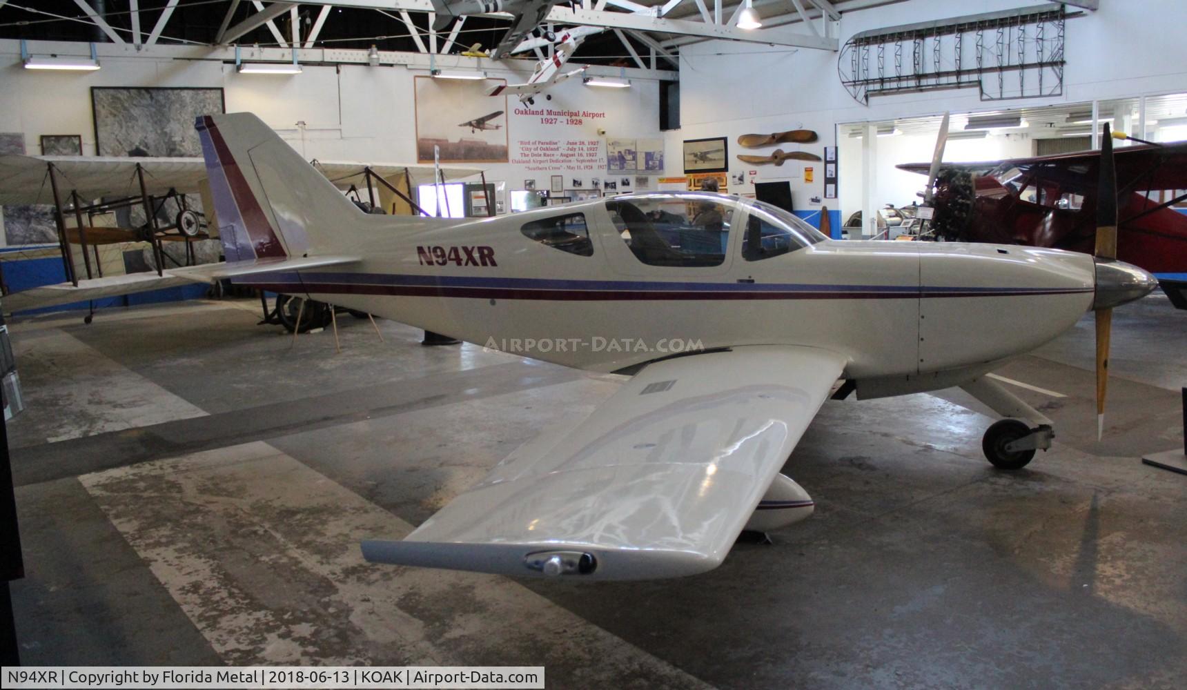 N94XR, 1990 Stoddard-Hamilton Glasair C/N 595, Oakland Aviation Museum