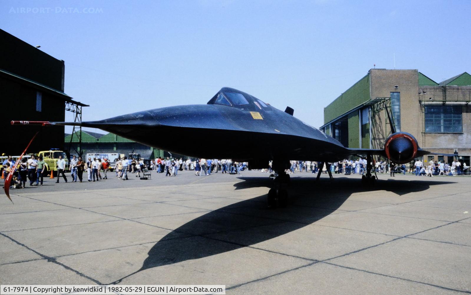 61-7974, Lockheed SR-71A Blackbird C/N 2025, At the 1982 Mildenhall Air Fete.