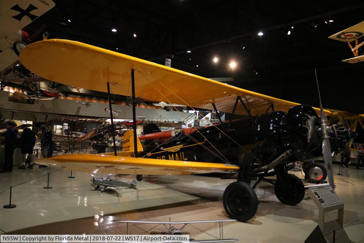 N95W, 1930 Pitcairn PA-7 Super Mailwing C/N 147, EAA Museum