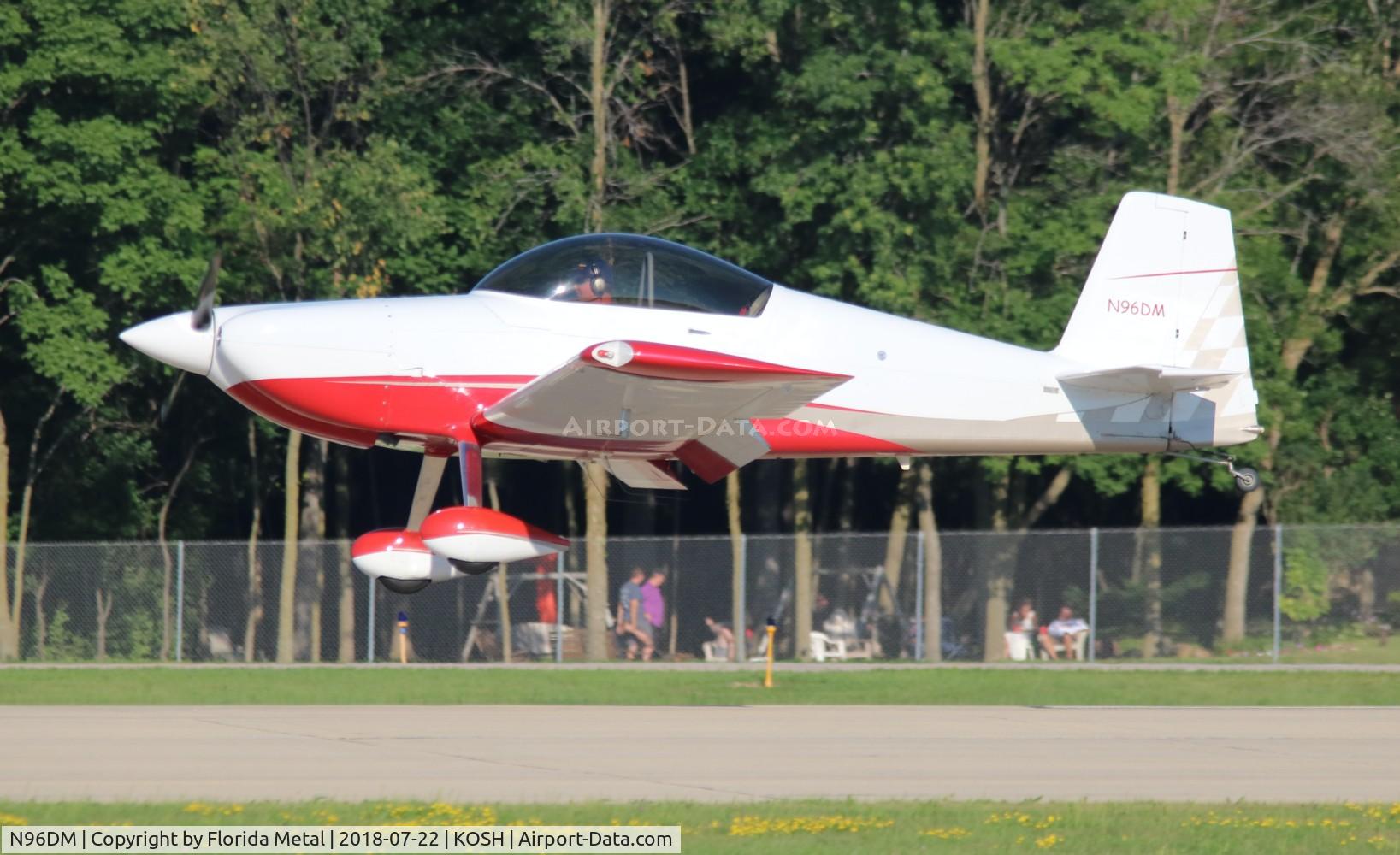 N96DM, 2013 Vans RV-8 C/N 82626, Air Venture 2018