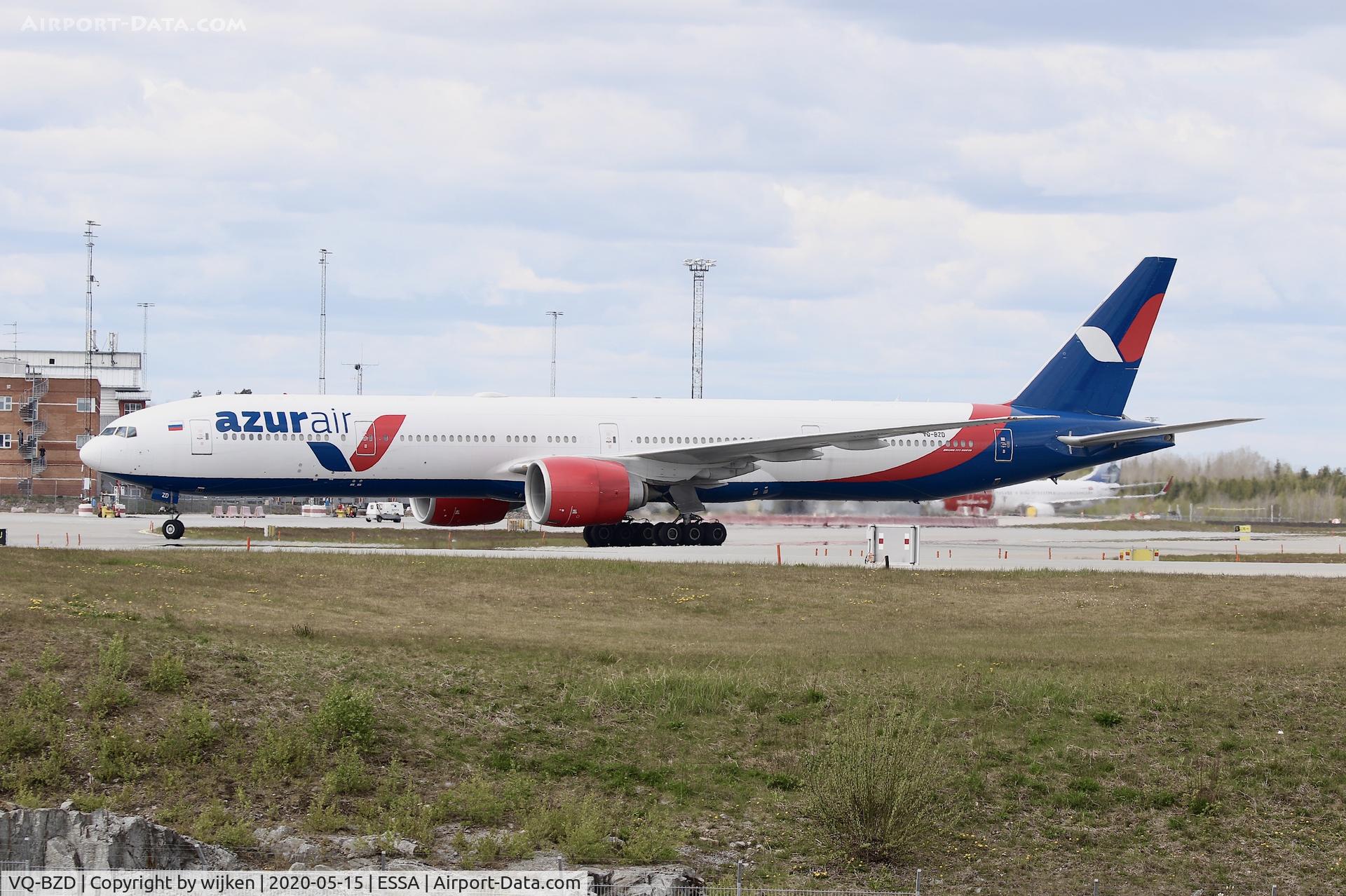 VQ-BZD, 2007 Boeing 777-31H/ER C/N 32713, Ramp R