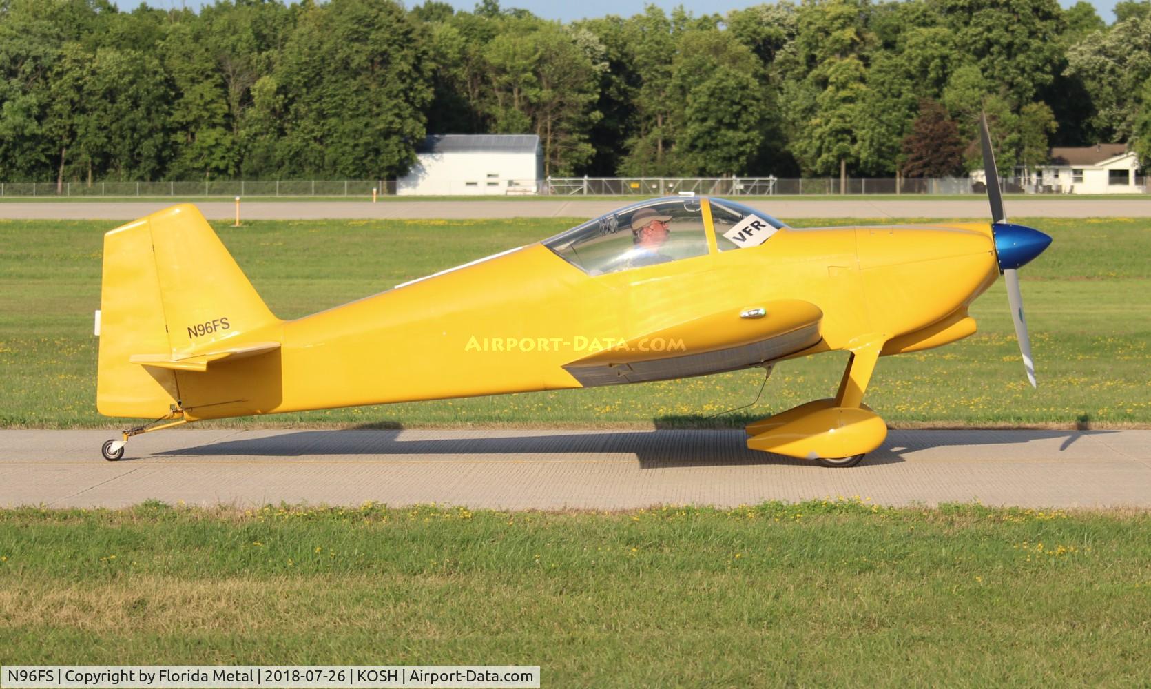 N96FS, 2008 Vans RV-6 C/N 21585, Air Venture 2018