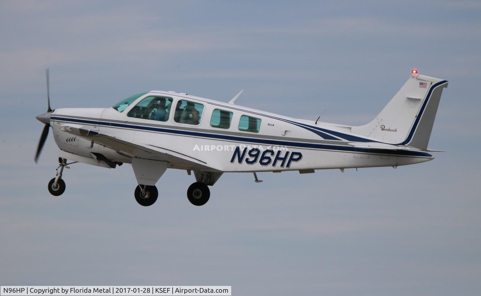 N96HP, 1975 Beech A36 Bonanza 36 C/N E-723, Sebring 2017