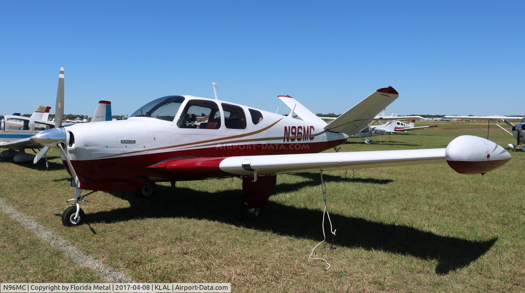 N96MC, 1960 Beech M35 Bonanza C/N D-6555, Sun N fun 2017