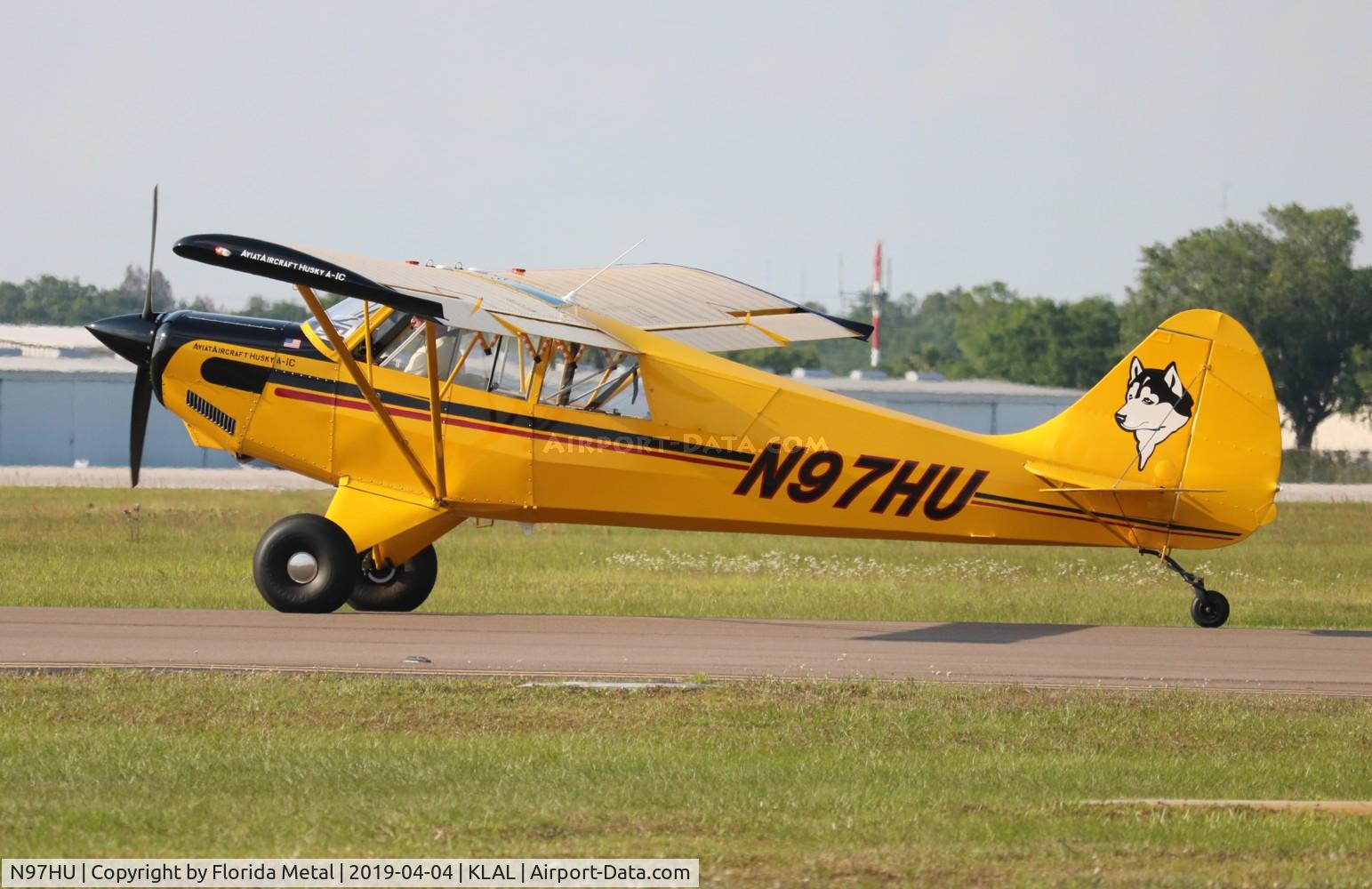 N97HU, Aviat A-1C-180 Husky C/N 3104, Sun N fun 2019