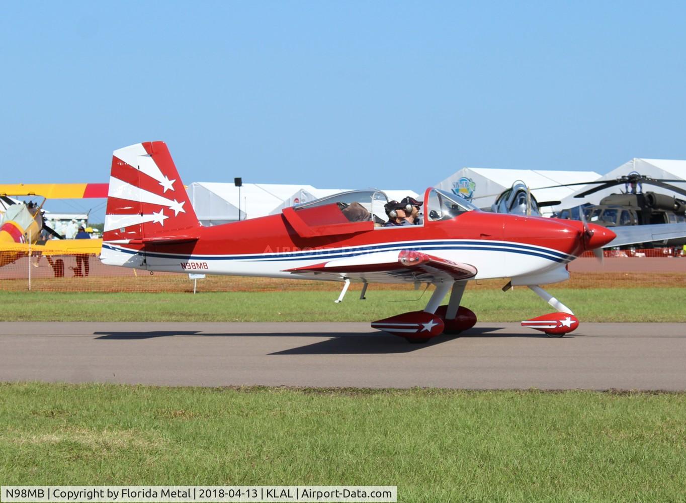 N98MB, 2007 Vans RV-7A C/N 72992, Sun N fun 2018