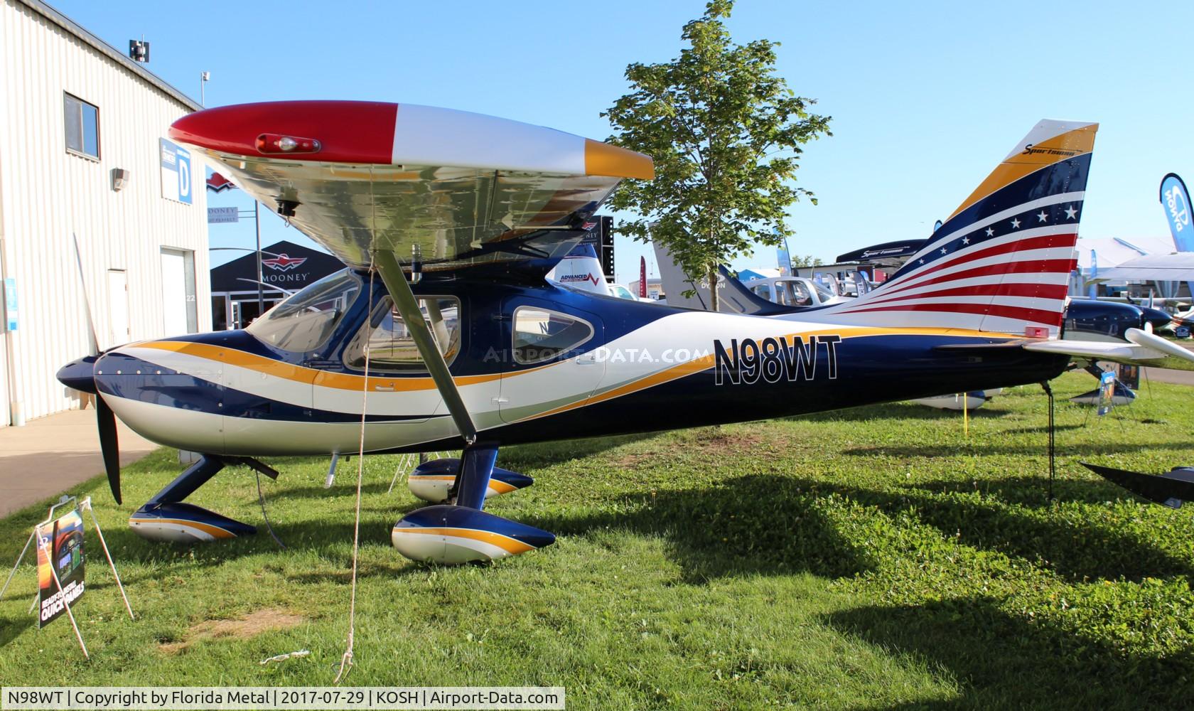N98WT, 2007 Glasair GS-2 Sportsman C/N 7179, Air Venture 2017